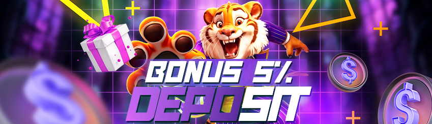 PROMO BONUS DEPOSIT HARIAN 5%	